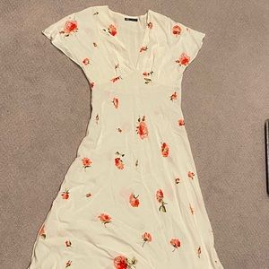 Zara Floral Midi Dress